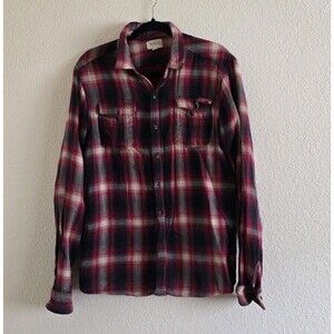 KOTO Plaid Flannel Button-Up Shirt Men's Size Large L Urban Outfitters